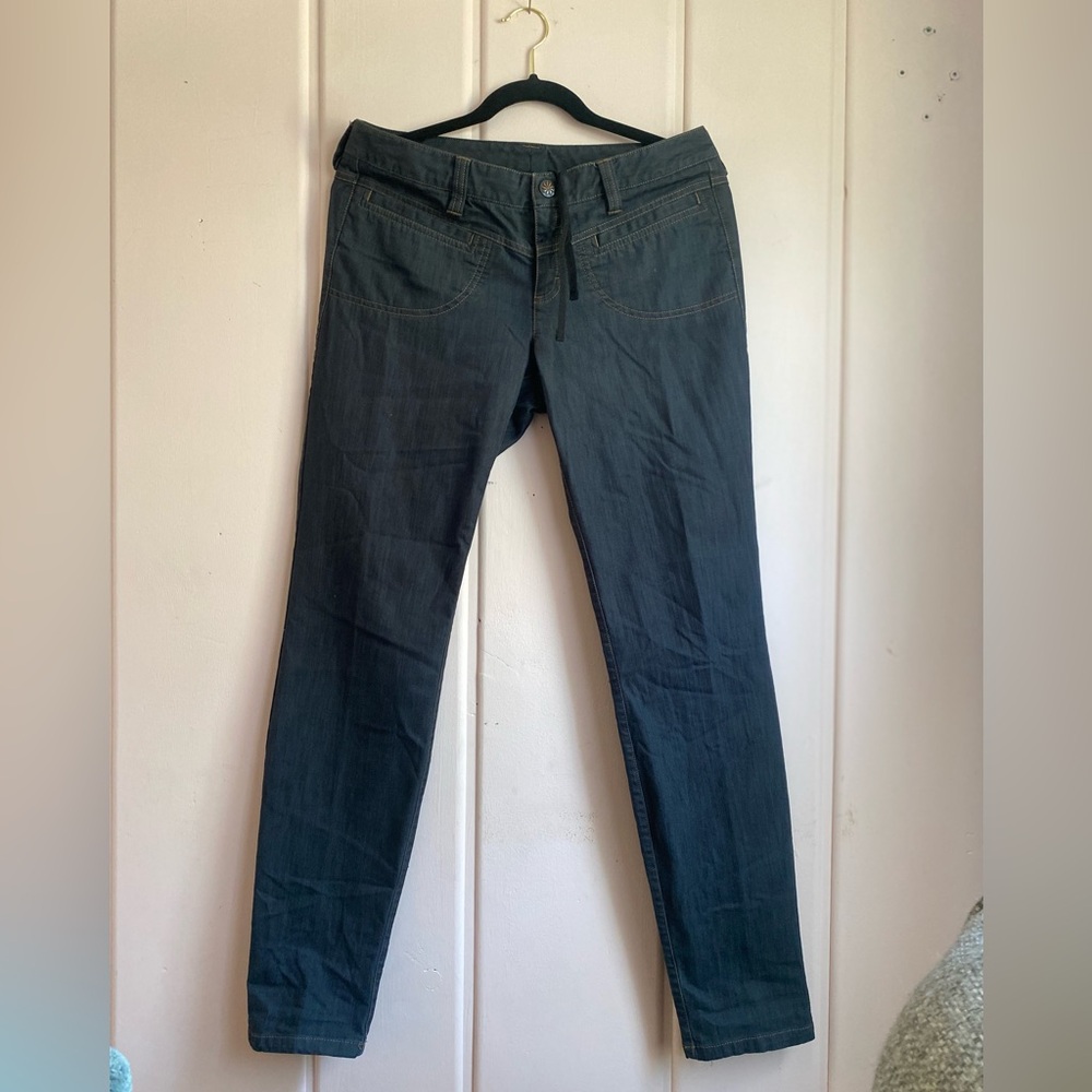 Athleta Dark Gray Skinny Jeans